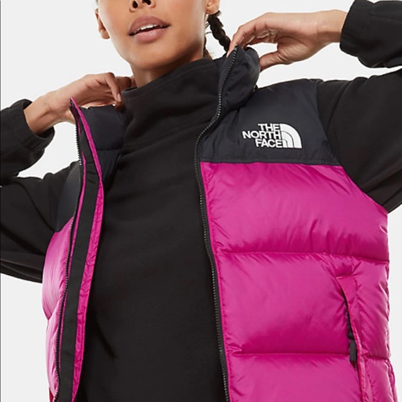 Retro Nuptse Vest Wild Aster Purple 